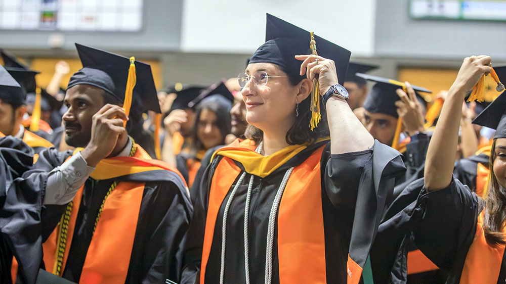 Students turn tassels at commencement